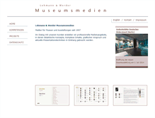Tablet Screenshot of museumsmedien.de